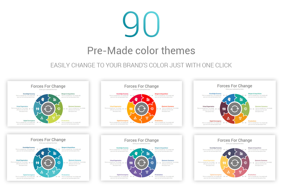Change Management PowerPoint Designs, a Presentation Template by OceanArt