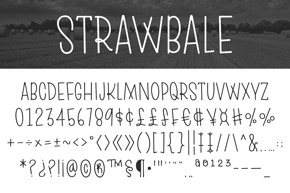 Strawbale, a Handwritten Font by Brittney Murphy Design (Photo 2 of 2)