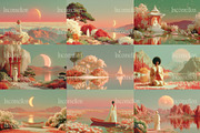 60 Peaceful Serenity Illustrations, a Decorative Illustration by Incomelion (Thumbnail 9 of 11)