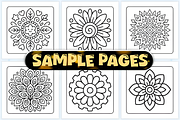 Easy Comfy Mandala Coloring Pages, a Decorative Illustration by Ink Gallery (Thumbnail 3 of 3)