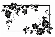 Flower Frame Silhouette Pack, an Illustration by BIPLOB EXPERT (Thumbnail 6 of 9)