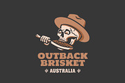 Outback Brisket Logo Template, a Branding & Logo Template by Kreasi Malam (Thumbnail 2 of 5)