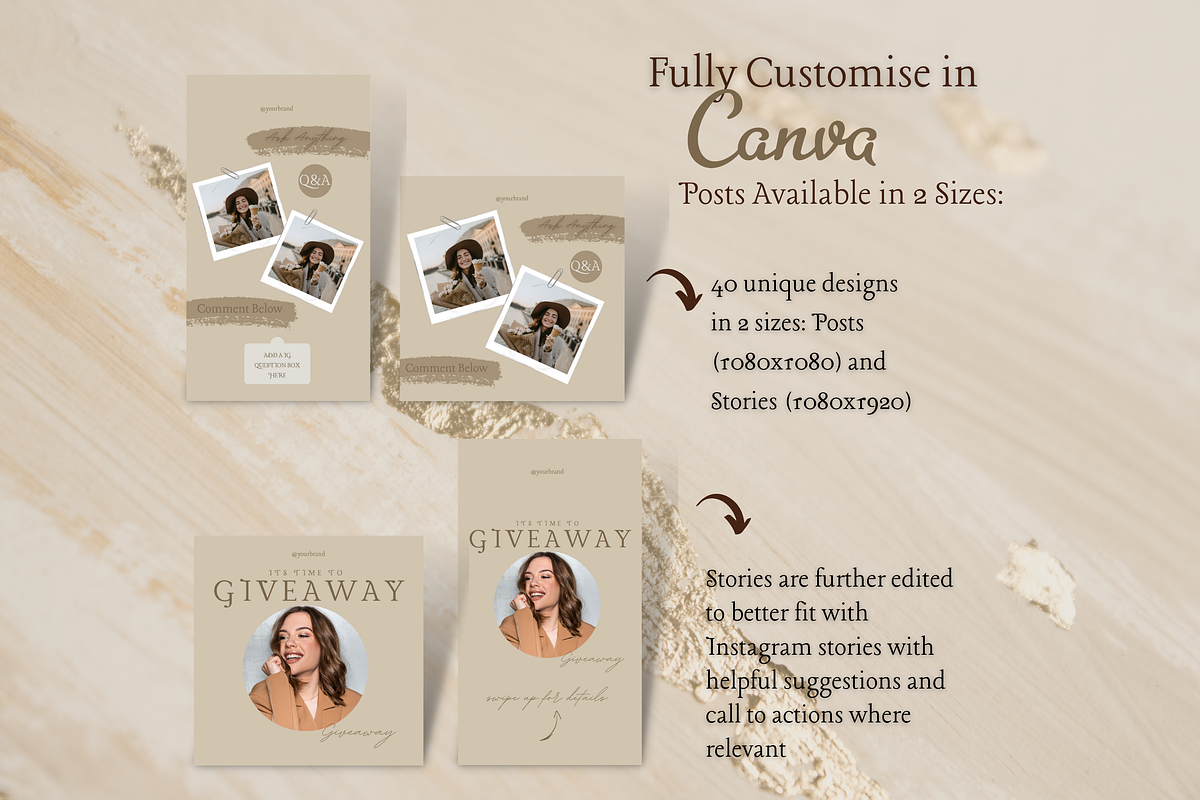 Instagram Template Blogger Neutral, a Social Media Template by Faytemplates (Photo 9 of 9)