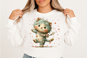 Whimsical Spring Cats Clipart, an Illustration by Craft Nest (Thumbnail 7 of 11)