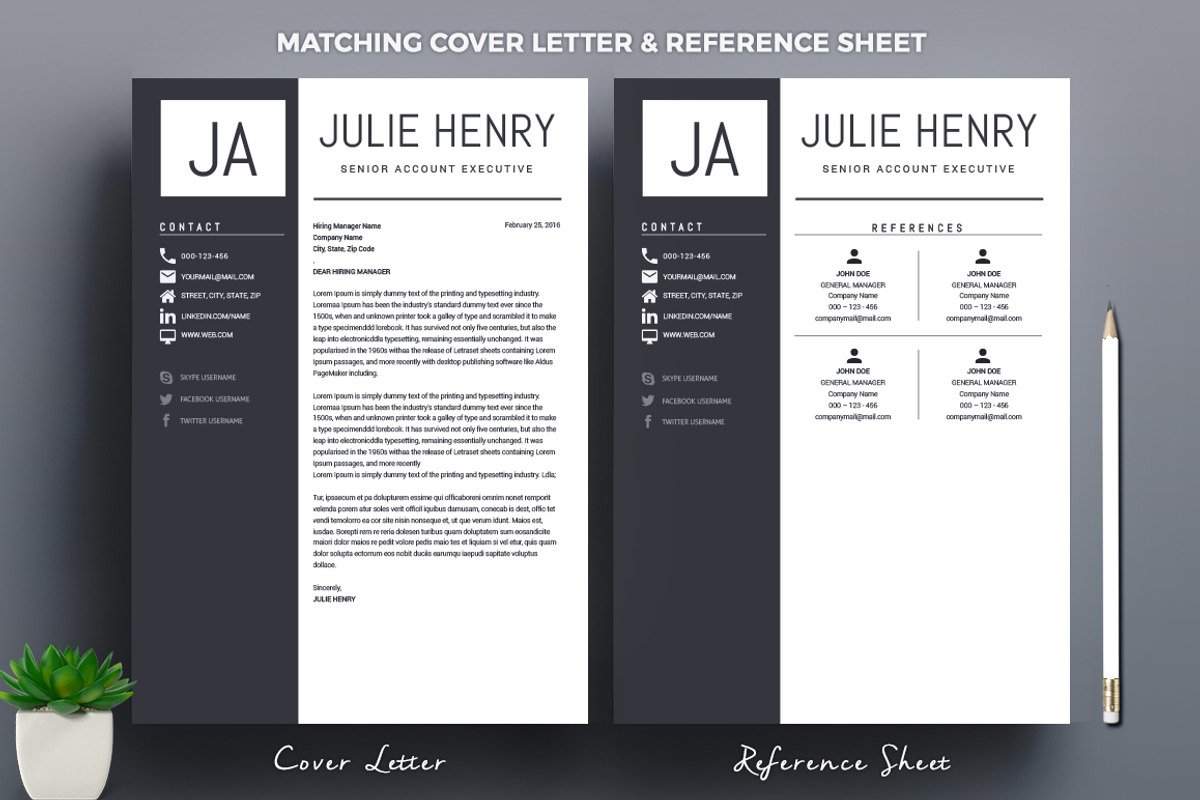 Resume/CV Template, a Resume Template by A1RESUME (Photo 3 of 4)