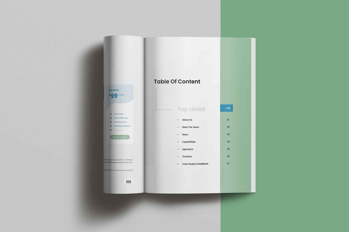 Creative Proposal, a Brochure Template by KreateTribe (Photo 2 of 8)
