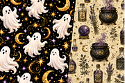 Halloween Digital Paper, a Texture Graphic by Printable Design Store (Thumbnail 3 of 4)