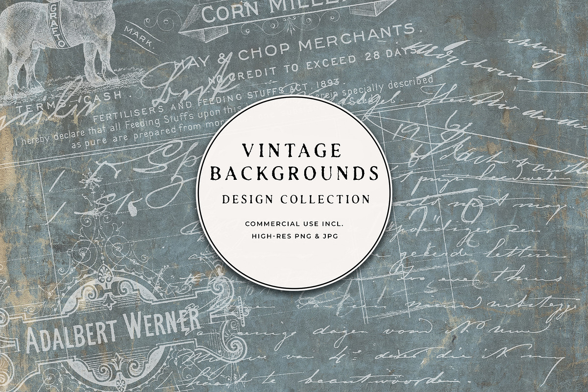 Vintage Overlays & Stamp Pack, a Decorative Illustration by Century Library (Photo 1 of 15)