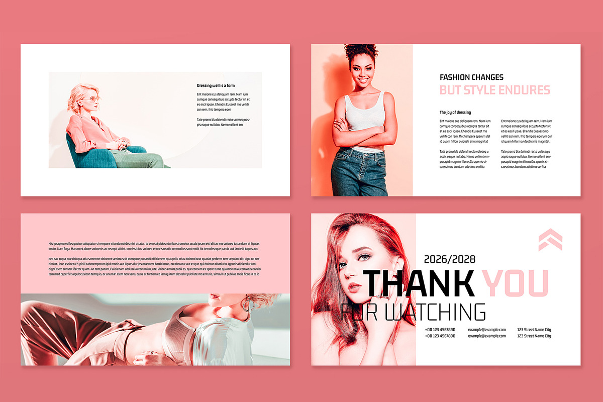 Fashion Lookbook Presentation Layout, a Presentation Template by ContestDesign (Photo 5 of 5)