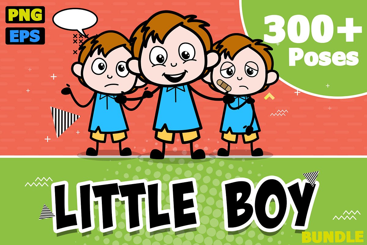 Little Boy ~ Cartoon Character Set, an Education Illustration by The Toon Company (Photo 1 of 7)