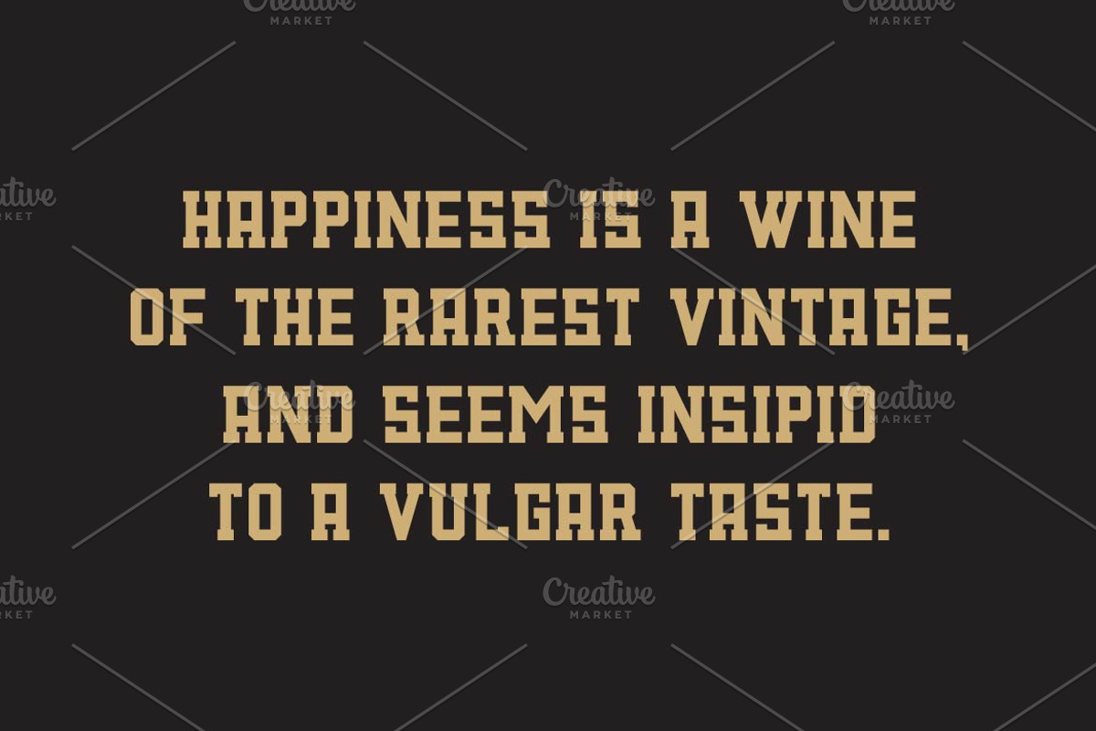 Obligate - String Serif Font, a Slab Serif Font by Artiveko (Photo 3 of 4)