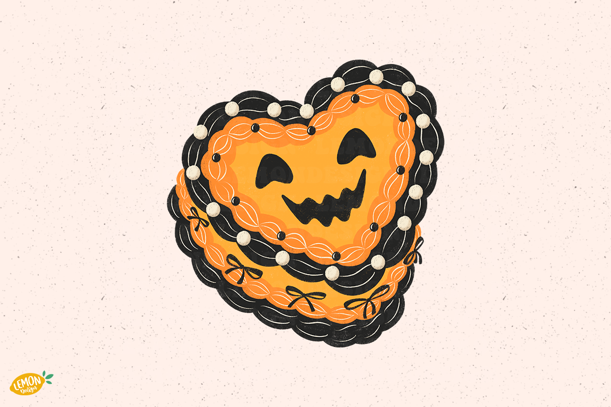 Halloween Cake PNG Clipart Bundle, a Seasonal Illustration by LemonDesign (Photo 3 of 9)