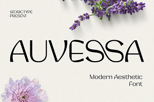 Auvessa — Modern Aesthetic Font