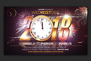 New Year Eve Party Flyer Template, a Flyer Template by Hotpin (Thumbnail 2 of 2)