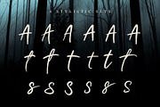 Sad Riff with 6 Stylistic Sets, a Script Font by Rad Fonts (Thumbnail 6 of 12)