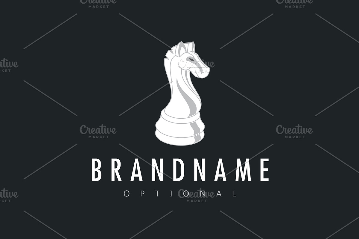 Chess Knight Custom Logo, a Branding & Logo Template by ARTE MIGUEL (Photo 2 of 3)