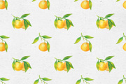 Tangerines. Watercolor collection, a Decorative Illustration by Maria's little shop (Thumbnail 11 of 11)