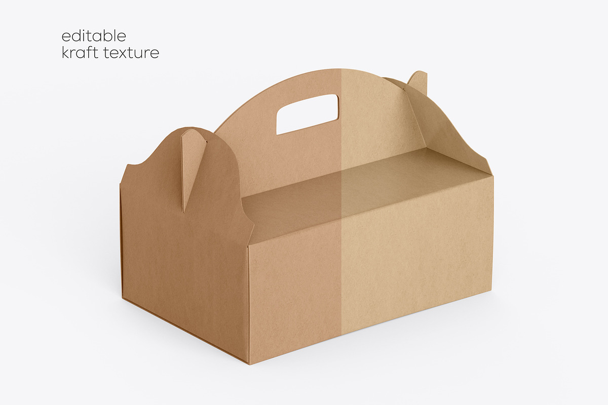 Gable Box Packaging Mockup, a Packaging Mockup by Ram Studio LLC (Photo 5 of 19)