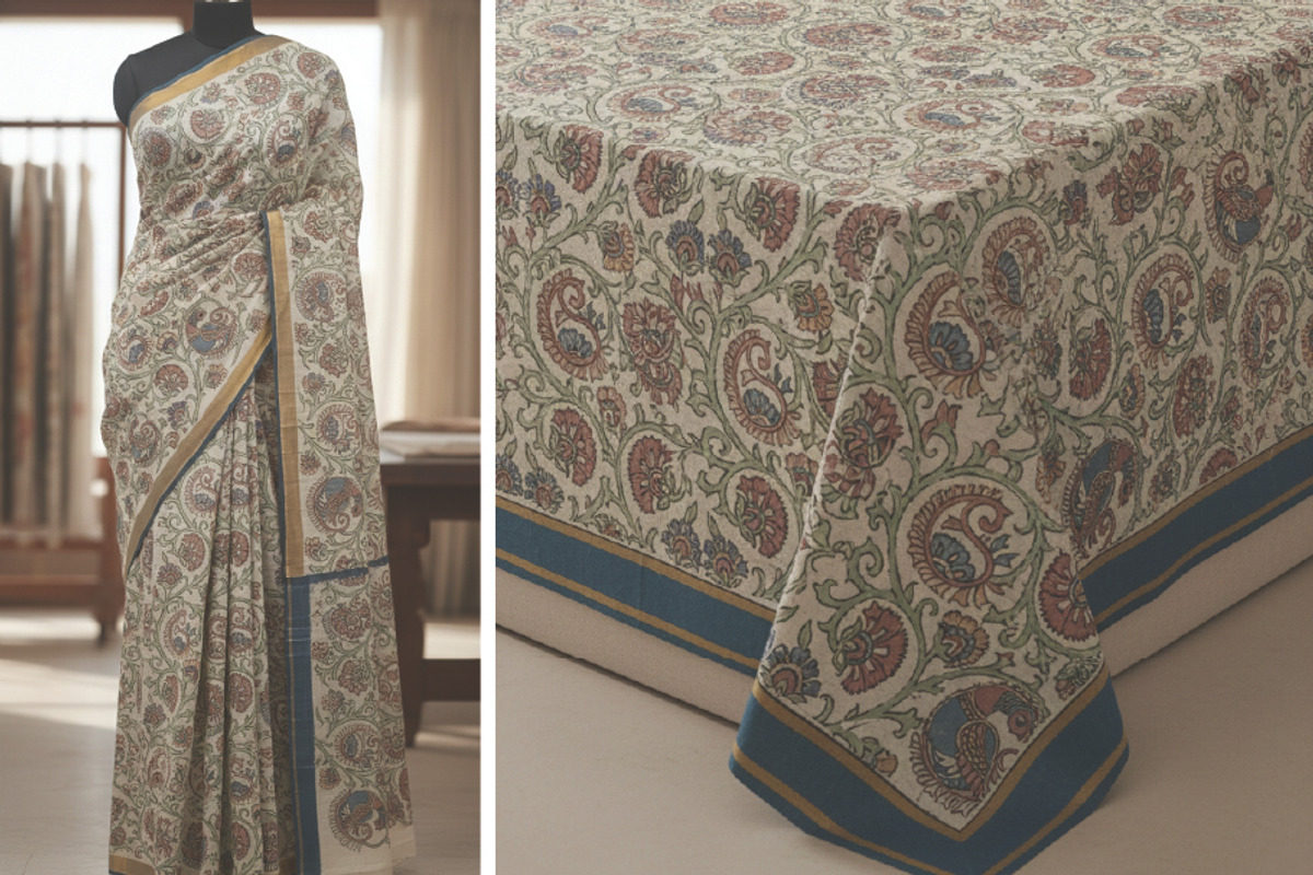 Traditional Kalamkari, a Pattern Graphic by Print Diaries (Photo 4 of 4)