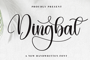 Dingbat | Script Font, a Handwritten Font by Scratchones (Thumbnail 1 of 9)
