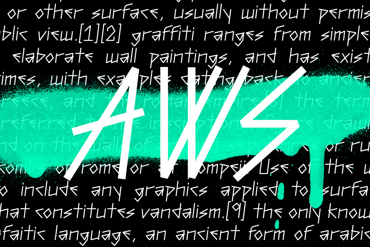 Srg - AWS Linear display font, a Sans Serif Font by Srg® (Photo 3 of 10)