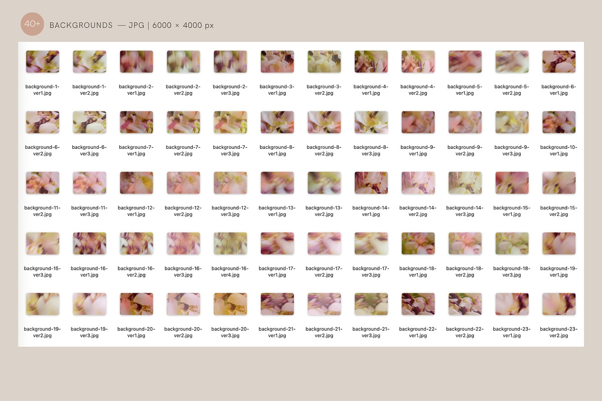 Blur Flower Abstract Backgrounds, a Background Graphic by eclosque (Photo 25 of 27)