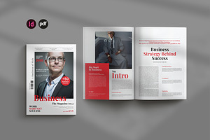 Business Magazine Template, a Magazine Template by Creative-Work