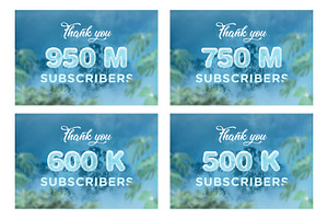 Frozen Subscribers Banner Design