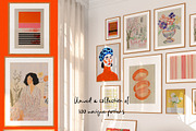 100 Modern Prints, a Background Graphic by Purple (Thumbnail 2 of 9)