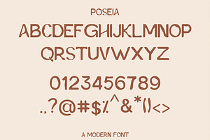 POSEIA FONT