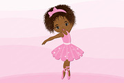 Vector African American Ballerina, an Illustration by TheCreativeMill (Thumbnail 3 of 4)