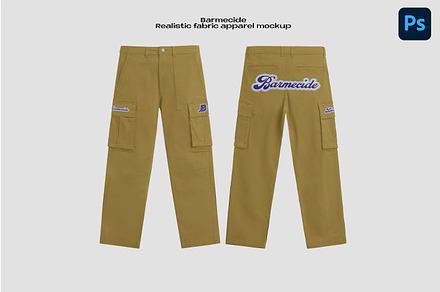 Cargo pants mockup, a Bottom Mockup by Barmecide Mockup Studio