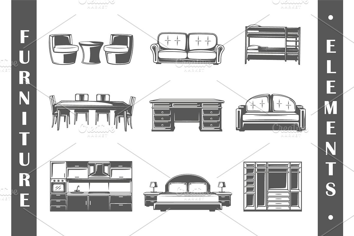 18 Furniture Logos Templates, a Branding & Logo Template by Art Design (Photo 4 of 26)