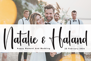 Watercolor | Script Font, a Handwritten Font by Scratchones (Thumbnail 2 of 8)
