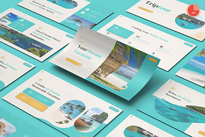 Vacation Holiday PowerPoint, a Presentation Template by Pixslides