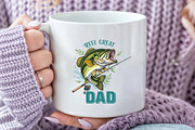 Retro Reel Great Dad Png Fishing Dad, an Illustration by DreamArtGraphic (Thumbnail 4 of 4)