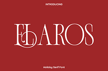 Elaros - Holiday Serif Font