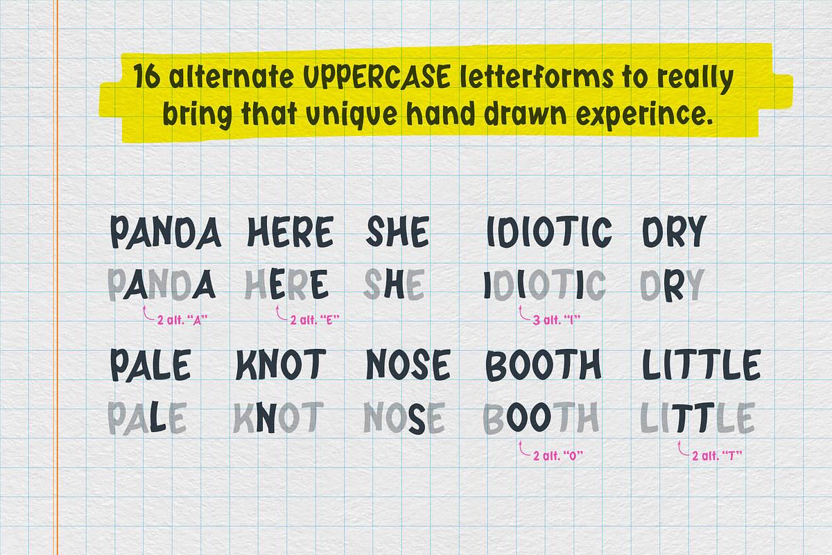 Poser, a Handwritten Font by Foundry73 (Photo 6 of 7)