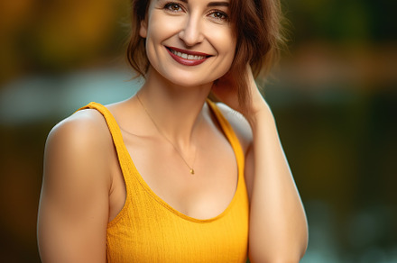 portrait of beautiful young woman, a Beauty & Fashion Photo by Virgo Studio
