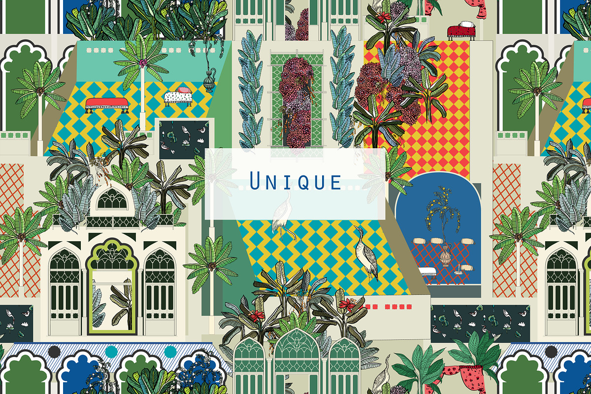 Rajastan. Seamless Pattern, a Pattern Graphic by Irina Dolgikh (Photo 6 of 12)