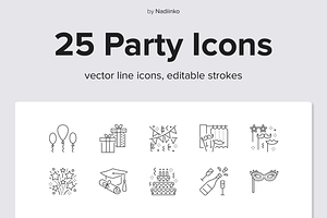 Party Line Icons