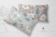 Lotus Vector Pattern & More!, a Wallpaper Graphic by Pink Linen (Thumbnail 14 of 15)