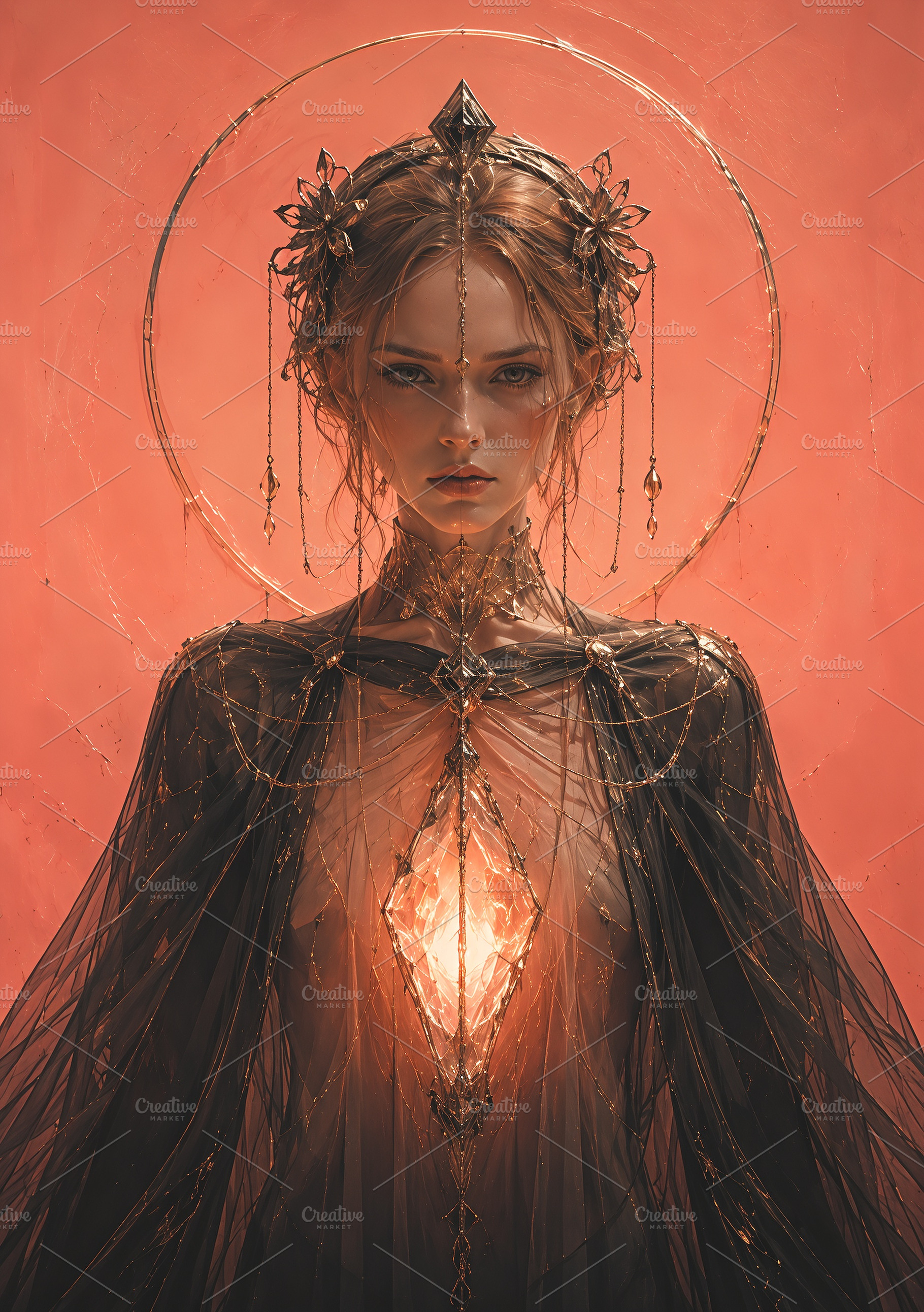 Surreal Editorial Illustration, a Beauty & Fashion Photo by Victoria Obscure