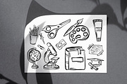 Back to school. Funny school doodles, an Object Graphic by Black Orchid (Thumbnail 5 of 5)