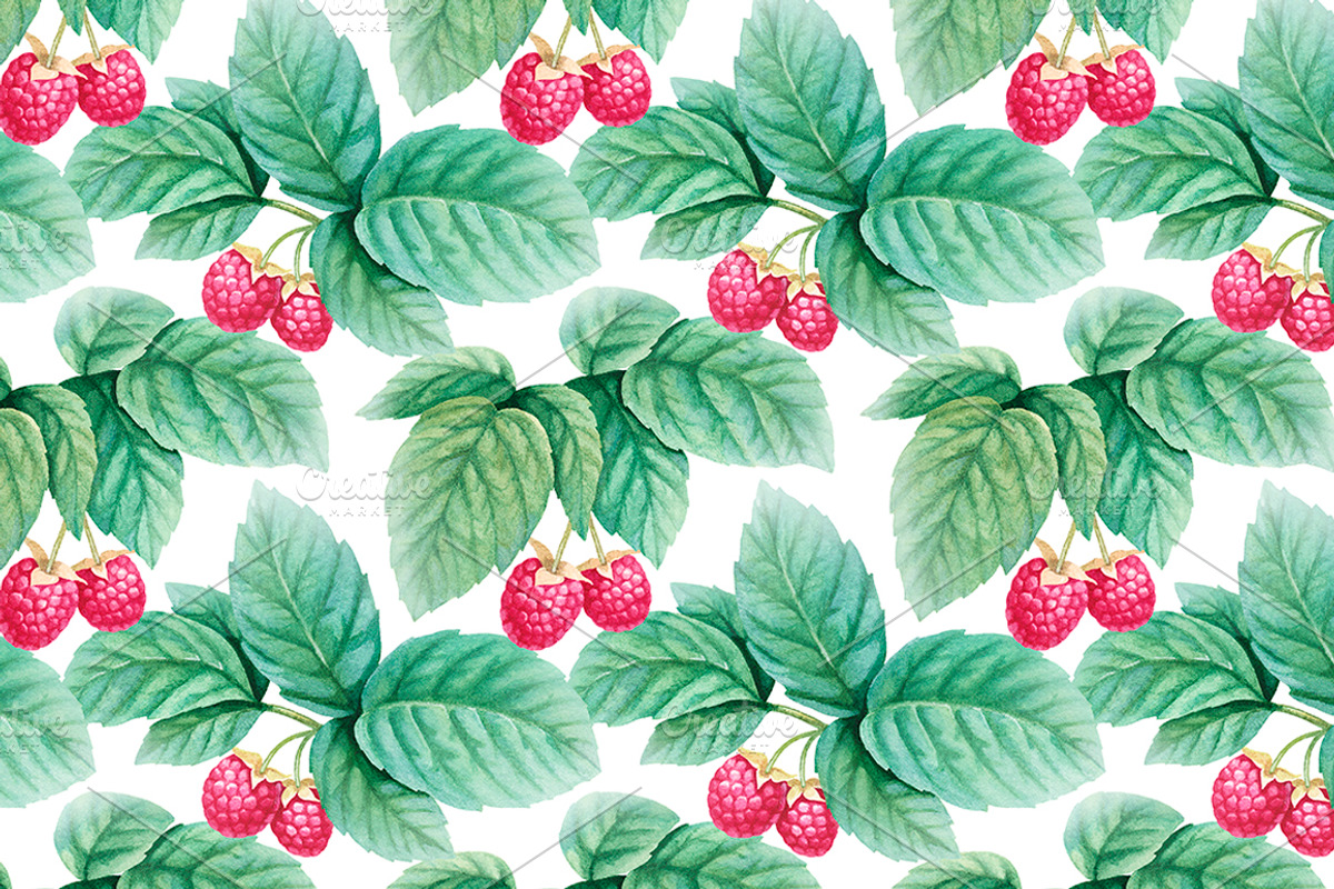 Watercolor berries kit, a Food Illustration by Sundra (Photo 4 of 11)