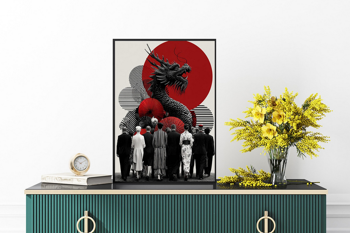 Soul of Japan Wall Art Collection, a Decorative Illustration by PrintablesByFranklyn (Photo 7 of 8)
