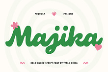 Majika - Bold Retro Brush Lettering