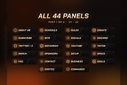 Fire Twitch & Kick Panels, an Object Graphic by Gear Store (Thumbnail 2 of 7)