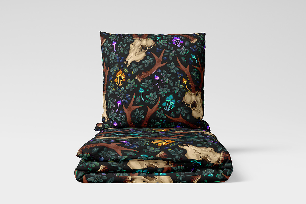 Mystical Forest Pattern, a Pattern Graphic by GreyLilac (Photo 5 of 7)