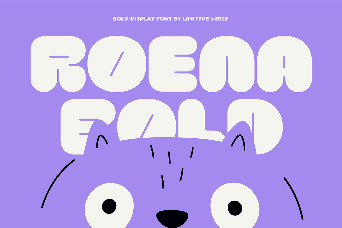 Roena - Bold Font, a Sans Serif Font by limitype (Photo 1 of 10)